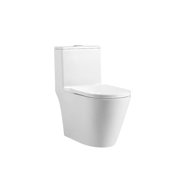 Inodoro One Piece. Diseño moderno y minimalista. Con descarga ecológica.